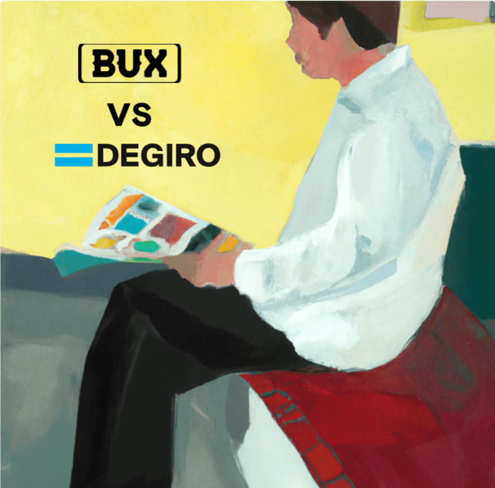 BUX, DEGIRO and Curvo logos