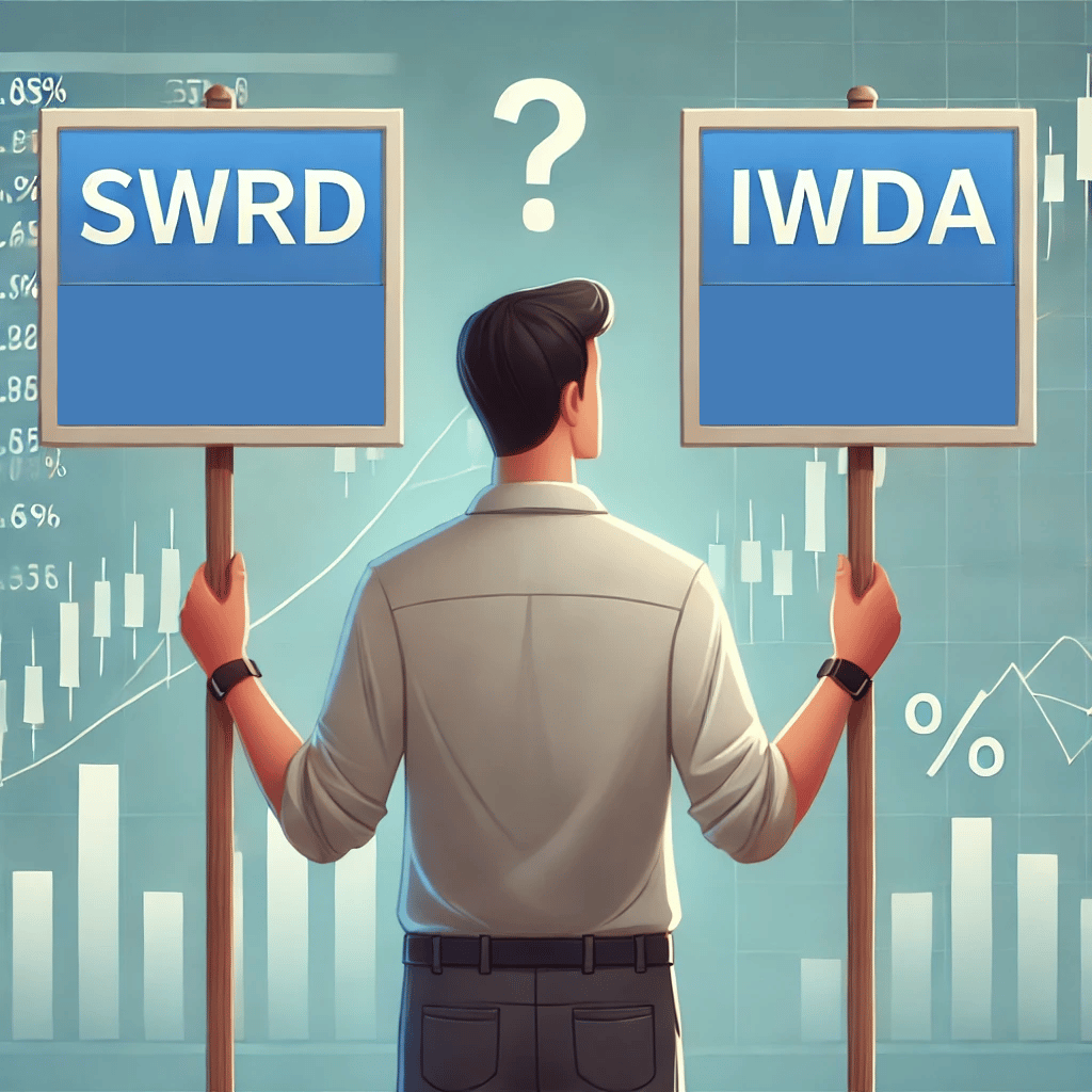 Person trying to choose between SWRD and IWDA