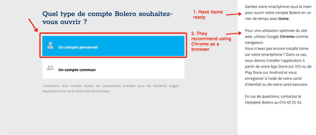 Ouvrir un compte de courtier avec Bolero