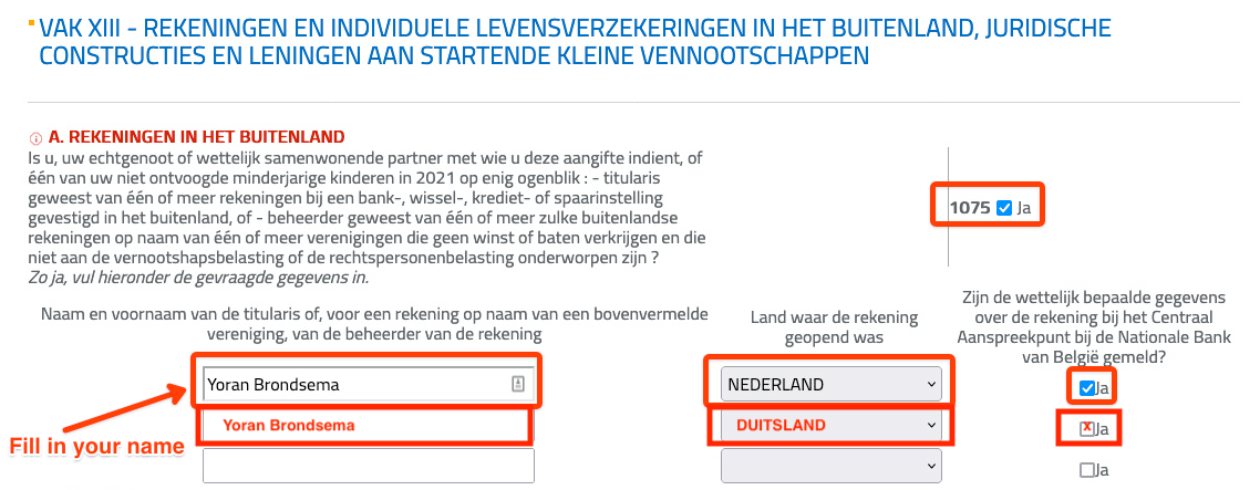 Declaring your DEGIRO account on the yearly tax form 